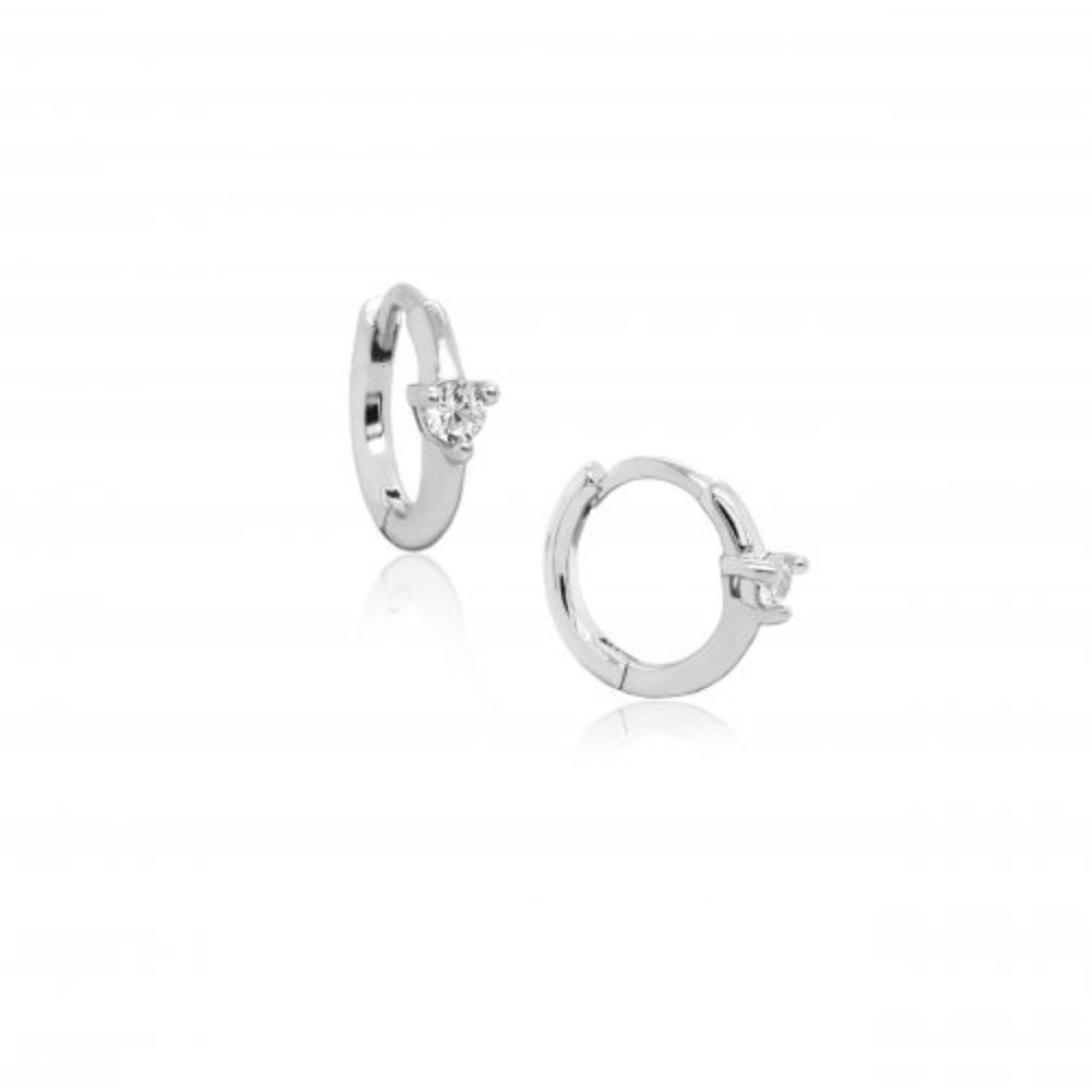 NWT Natalie Huggies // Sterling Silver + CZ